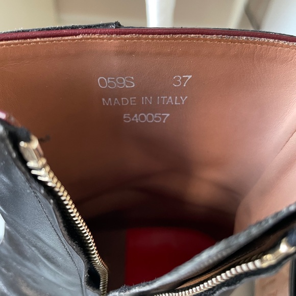 Paul Smith Black Leather Boots - Picture 4 of 4